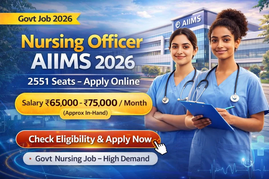 AIIMS NORCET 10 Nursing Officer Recruitment 2026