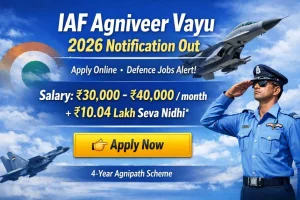 IAF Agniveer Vayu Recruitment 2026 – Intake 01/2027