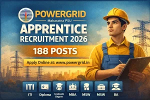 Powergrid apprenticeship recruitment 2026