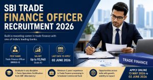 SBI Trade Finance Officer 2026